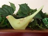 Hand Painted Fenton Glass Bird