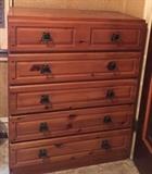 Habitant (Bay City, Michigan) knotty pine dresser circa 1960
