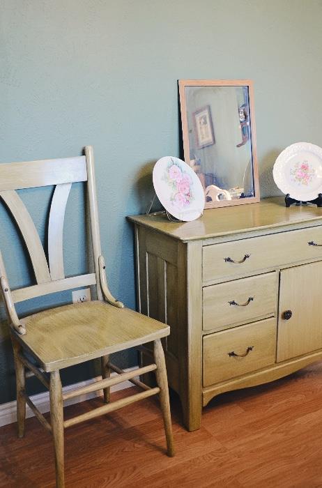 Vintage Dresser and Chair