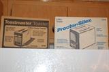 Vintage new in box toasters