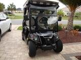 August 2012, Yamaha Gas Cart, Deluxe Seats, Seat Belts, Radio AM/FM/CD, Liquid Light Package