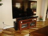 TV Console. 70" Flat Screen TV (more info to follow)