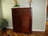 Tall Chest with Drawers and Sliding Door