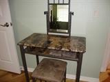 Small Dressing Table and Stool
