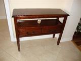 Small Dark Wood Console