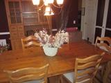 Dining Room Table, 6 chairs