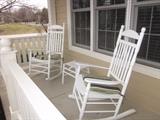 Patio chairs, rockers