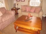 coffee table, love seat