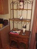 Bakers rack, wine rack