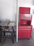 Craftsman tool box, Craftsman table saw