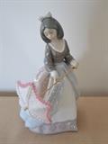 "Jolie" girl with parasol Lladro # 5210