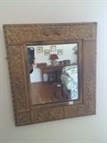 Very nice carved frame made into mirror 