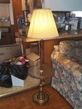 Brass Table Floor Lamp