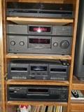 Kenwood Turntable (KD-291R); Kenwood AM-FM Receiver (KR-596); Kenwood Double Cassette Player (KX-W595); Kenwood Multi-Disc Player (DP-R896)
