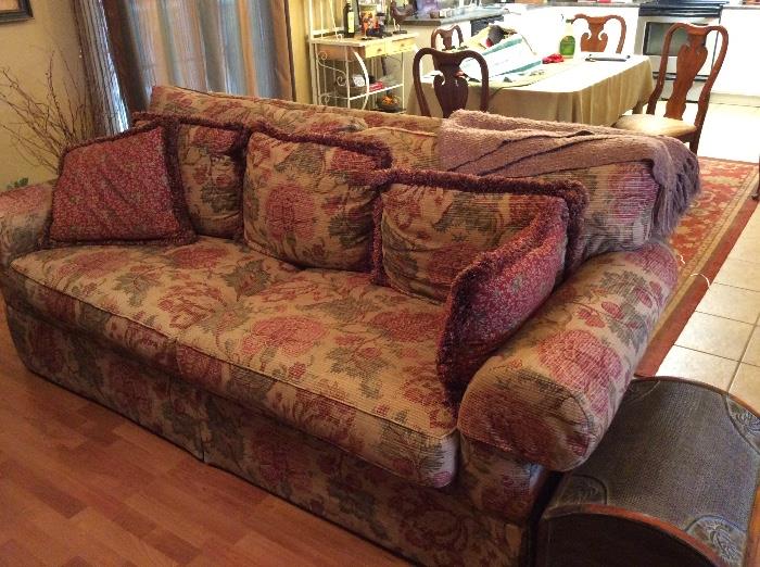 Lovely upholstered sofa