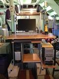 Computer desk.