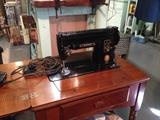 Vintage Singer 301A sewing machine table