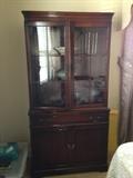 Mahogany china cabinet