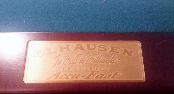 Olhausen pool table never used paid 4500 