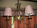 Kitchen fixture.  County motif.