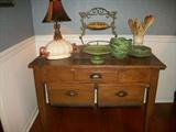 vintage dough table