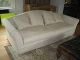 Camelback Sofa Slipcovered in Natural Belgian Linen by Restoration Hardware