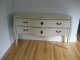 White Distressed French Server/Chest