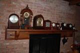 Collection of antique clocks