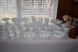 Large Westmoreland milk glass collection