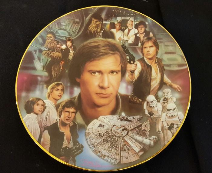 Collectible Plate Star Wars Hans Solo