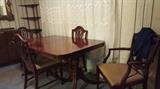 Duncan Phyfe Dining Table with Chairs