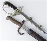 French Saber Bayonet Model 1866 & Sword Pair