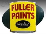 C. 1950s Fuller Paints Porcelain Advertising Sign