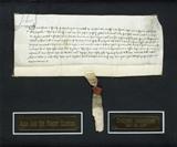 1477 Sir Robert Clyfford English Vellum Indenture
