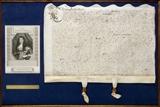 1683 English King Charles II Vellum Indenture
