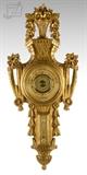 Italian Lufft & Decorative Arts Wood Barometer