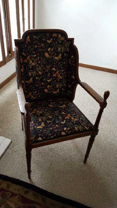 Floral print chair - $95