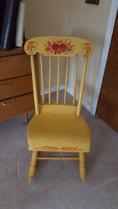 Yellow chair - $45