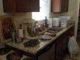 Microwave, new bread maker, kitchen-aid mixer, more