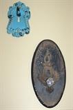 Doorknob and keyhole decor