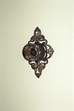 Doorknob and keyhole decor