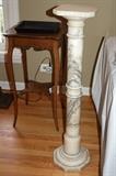 Alabaster pedestal