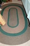 Large area rag rug