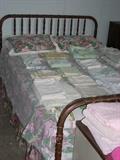 Full/Double Bed, Vintage Head and Foot Board