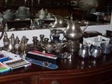 Sterling and Silver Plate items for entertaining