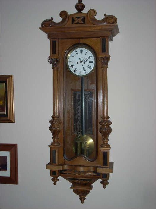 Nice clock that survived the war hidden in a barn
