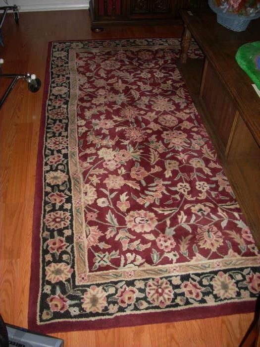 One of several area rugs