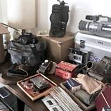Vintage cameras and equipment