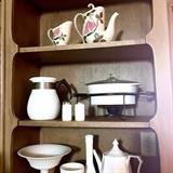 Vintage serving pieces