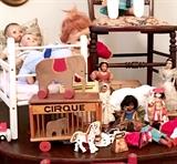 Circus toys, dolls